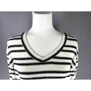 Aeropostale Striped Crop Top‎ Long Sleeve Drawstring Sweater Size S Preppy Y2K thumbnail 7