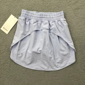 NWT Lululemon Hotty Hot Skirt Skort High Rise Pastel Blue Athletic Women's 4 thumbnail 2