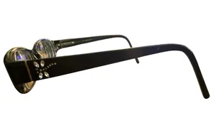 Black Glasses with Rhinestone Drangonfly thumbnail 1