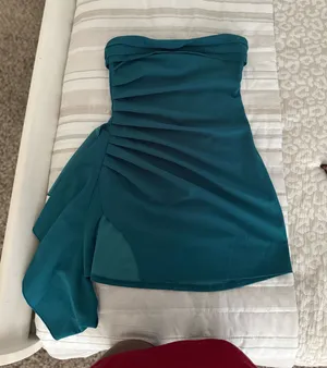 Teal Lucy in the Sky Mini Dress thumbnail 1