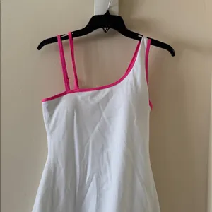 BEACH RIOT Quincy Dress Strawberry Cream, Size Medium , $99 thumbnail 5
