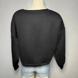 Old Navy Bounce Fleece Crew-Neck Cropped Sweatshirt, M Petite, 832528 thumbnail 2