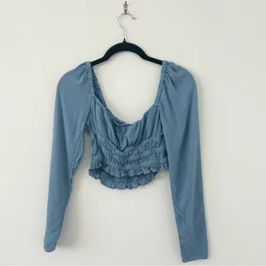 Urban Outfitters Bouquet Square-Neck Smocked Top thumbnail 2