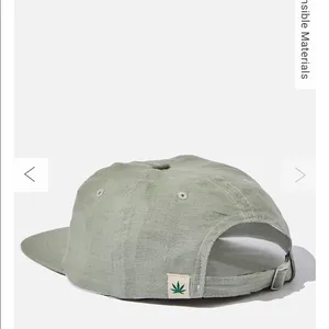 New Cotton On sage hat adjustable dad hat baseball in hemp thumbnail 3