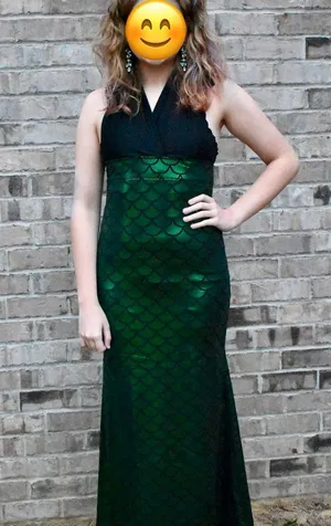 Mermaid Dress Costume Halloween Large thumbnail 2