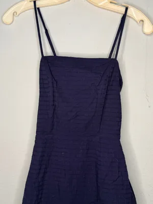 Selfie Leslie Navy Cotton Dress thumbnail 2