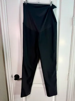 LOFT Marisa Maternity Black Pants Size 6M thumbnail 3