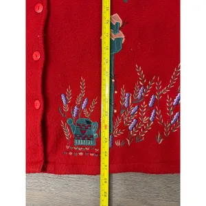 Take Two Red Fleece Bird Jacket, XL thumbnail 6