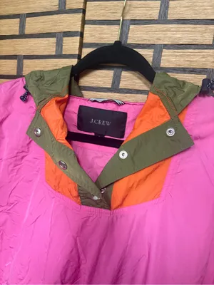 J. Crew color block windbreaker size small thumbnail 3