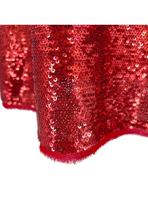 Free People Intimately Time To Shine Glam Red Sequin Mini Slip Dress Size Small thumbnail 9