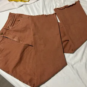 LOFT Rust Denim Jeans thumbnail 10