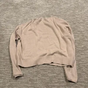 Z Supply Tan Sweater with Star Accents thumbnail 2