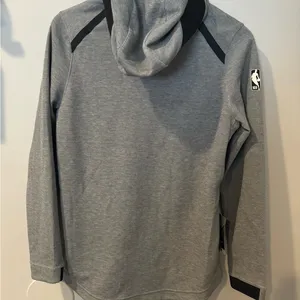 NWT Nike NBA New York Knicks DriFit Full Zip‎ Grey Hoodie Medium Women’s thumbnail 4