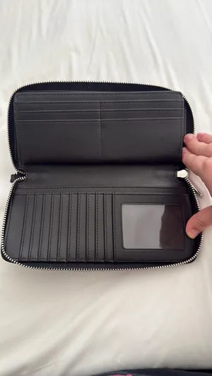 Black Michael Kors Wallet Leather thumbnail 4