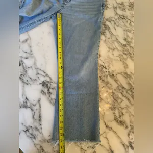 EUC J.Crew Tall 9" demi-boot crop jean in Ruby wash Sold Out Sz 28 Broken Zipper thumbnail 7