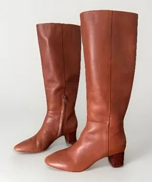 Banana Republic Tall Shaft Leather Heeled Boots thumbnail 1