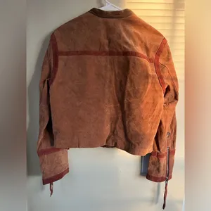Blank NYC Caramel Sauce Genuine Leather Jacket thumbnail 3
