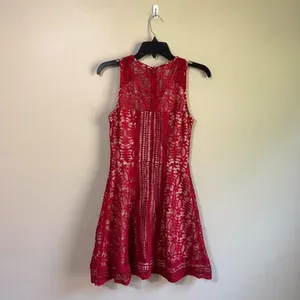 Anna be Francesca‎ small burgundy dress thumbnail 6