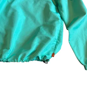 Dutch Bros Coffee Teal Pullover Windbreaker Jacket w/ Logo Size X-Large Women's thumbnail 11