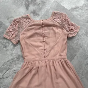 Kimchi Blue Urban Outfitters‎ Dress Womens Size S 2 Pink Lace Short Sleeves thumbnail 4