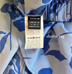 Shein 2 piece floral set - Blue Size S thumbnail 4