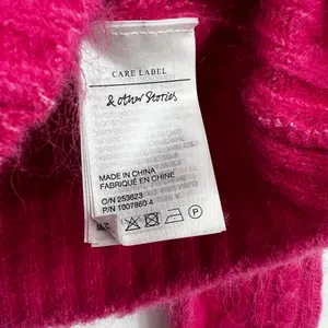 Paris Atelier &‎ Other Stories bright pink cable knit cardigan Wool Mohair small thumbnail 6
