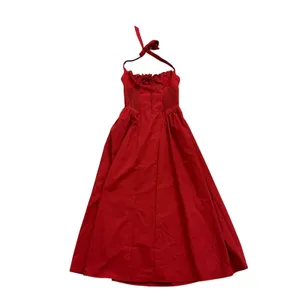 MORE TO COME Danniela Maxi Dress in Red, Size S thumbnail 3