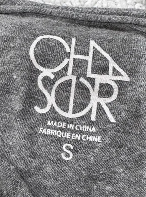 Chaser Grey Skull Graphic T-Shirt thumbnail 6