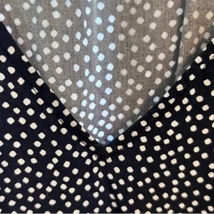 Old Navy navy and white polka dot dress size small thumbnail 5