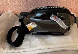 Black see through fanny pack / Belt Bag NWT thumbnail 1