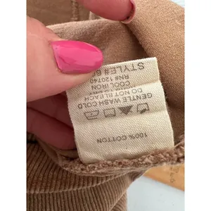 Mystree Brown Wide Leg Flare Corduroy Pants Women Size Large Pull On Boho Earthy thumbnail 8