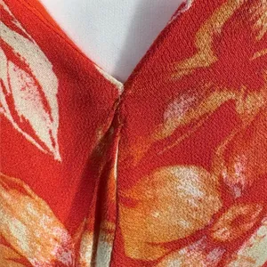 Free People Back 2 You Red Floral Strappy Open Side Midi Slip Dress Boho Sz S🧡 thumbnail 8