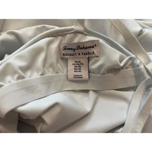 Tommy Bahama White Tennis Golf Racquet & Paddle Dress Bodysuit Sz XL Athletic thumbnail 9