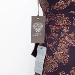 Vince‎ Camuto. Jacquard Embroidered Dress. thumbnail 11