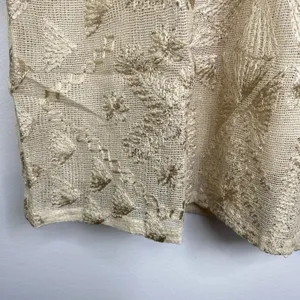 Free People Mini Boho Dress Women Size 0 Cream Embroidered Witch‎ Fairy Concert thumbnail 3