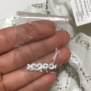 Verty • White Sequin Floral Skirt Large thumbnail 13