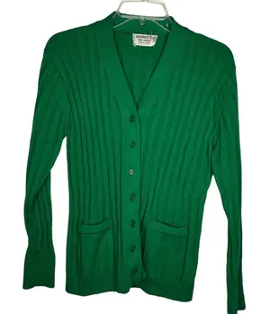 Vintage Dillard’s Green‎ Cardigan Sweater thumbnail 1