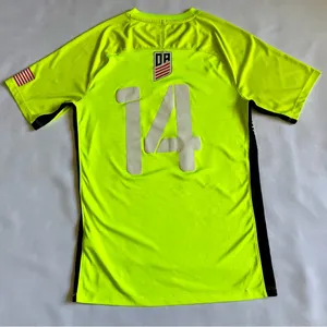 LA United Futbol Academy Woman’s Shirt Yellow Soccer Jersey Adidas Size Small thumbnail 2