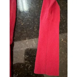 Abercrombie And‎ Fitch Womens Red Sweater Sz L V-neck Y2K Vibes Slim thumbnail 4