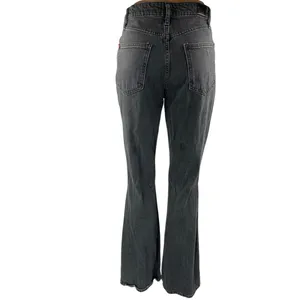 Urban Outfitters BDG Black Distressed High Rise Flared Bootcut Denim Jeans Sz 27 thumbnail 3