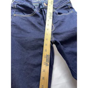 American‎ Eagle Skinny Jeans Womens 6 Short Blue Super Stretch Denim Denim thumbnail 6