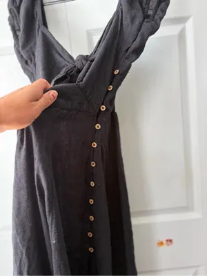 Free People Endless Summer Extra Dose Keyhole Cutouts Midi Dress thumbnail 4