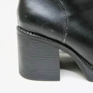 Vintage 90s No Boundaries Black Chunky Heeled Boots - Erin thumbnail 8