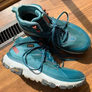 Hoka One One Hiking Shoes Women Size 10.5 Blue Teal Sneakers Outdoor thumbnail 1