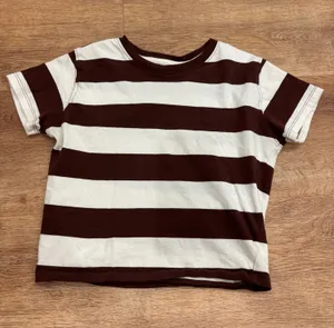 Urban nation brown and white tee thumbnail 1