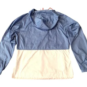 Columbia Womens Flash Forward Hooded Color Block Blue Windbreaker Size Medium thumbnail 2