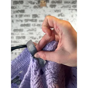 Aerie | women lilac purple knitted crewneck sweater thumbnail 5