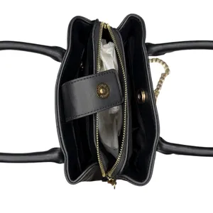 Bebe Bag Y2K Quilted Faux‎ Leather Mini Satchel Handbag Purse Small thumbnail 2