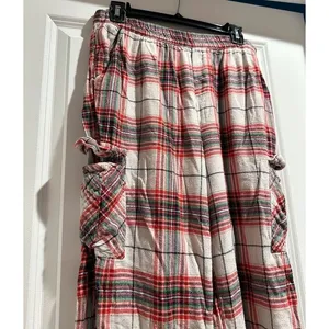 Aerie Plaid Cargo Pajama Pants thumbnail 2