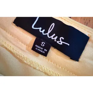Lulus Dress Womens Size S Light Yellow Halter Fit & Flare Skater Mini thumbnail 3